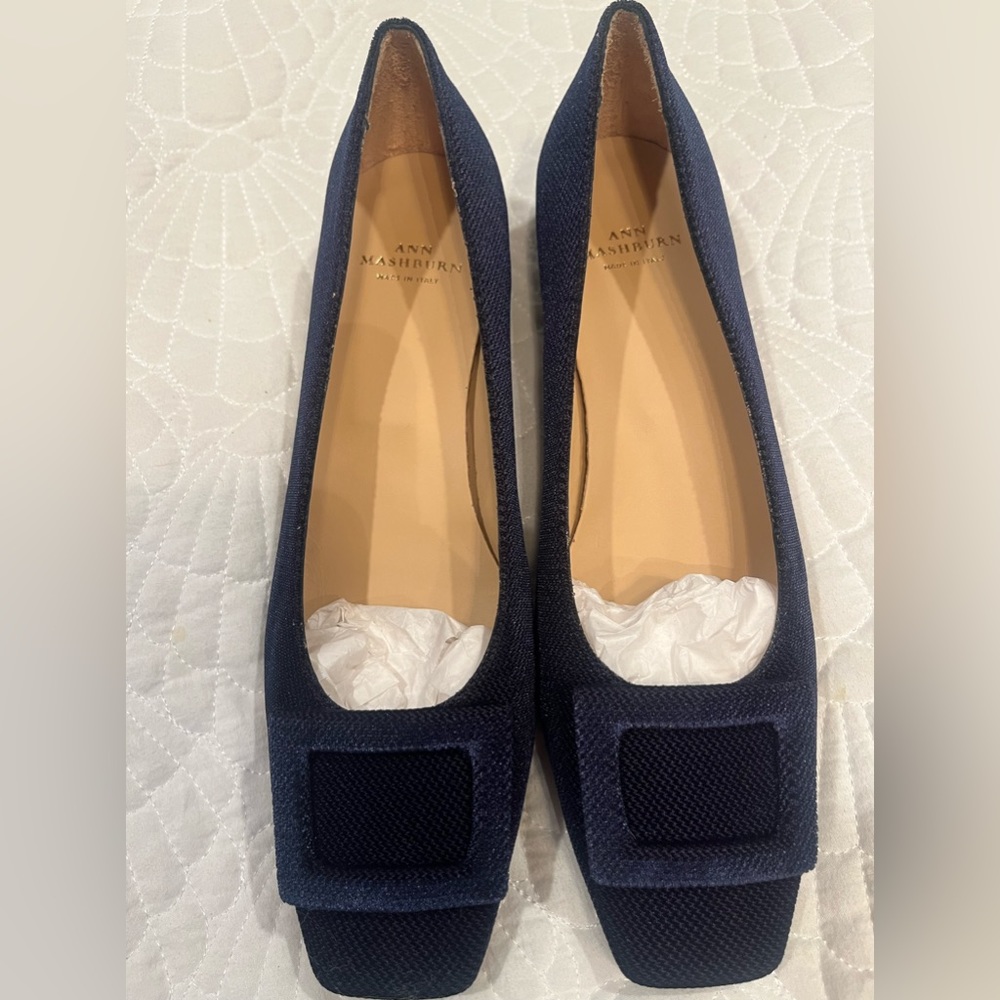 Ann Mashburn Midnight Velluto Chic Size 39